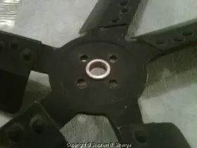 D0zz-8546-a Bp 1970 Boss 429 Mustang Kkx Aluminum Fan Spacer. Special Part One #3