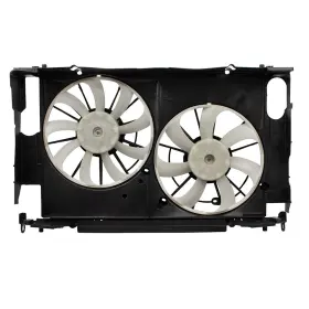 6661-0091 Brock Dual Radiator Condenser Cooling Fan Motor Assembly For 2013-2019 Toyota Rav4 #3
