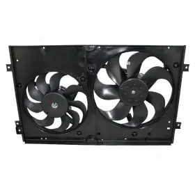 8661-0014 Brock Engine Fan With Motor Fits Audi Tt Volkswagen Golf Jetta Dual Cooling Assembly