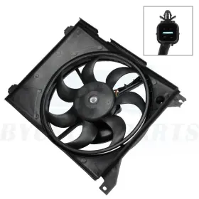 10044828 Byuscarparts For 2001-06 Kia Magentis 02-05 Hyundai Xg350 Radiator Ac Condenser Cooling Fan #2