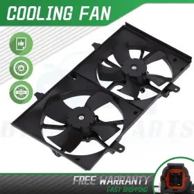 10048434 Byuscarparts Radiator Condenser Cooling Fan Assembly For 2002-2006 Nissan Altima 620-419