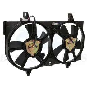 10048470 Byuscarparts Electric Radiator Condenser Cooling Fan Assembly For 2000-01 Infiniti Nissan