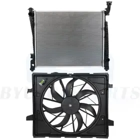 10457113 Byuscarparts Car Radiator And Cooling Fan Kit Fit For 2011 2012 2013 2014-2018 Dodge Durango