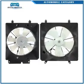 12874954 Byuscarparts For 2002 2003-2006 Honda Cr-v Element Radiator Condenser Cooling Fan Assembly