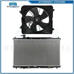Byuscarparts 12935727 Electric Radiator Cooling Fan Kit For 2007 2008 2009 Honda Cr-v Lx Ex 2.4l