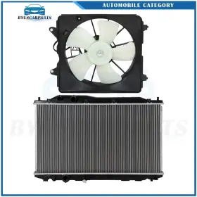12935729 Byuscarparts For 2006 2007 2008 2009-2011 Honda Civic Electric Radiator Cooling Fan Kit