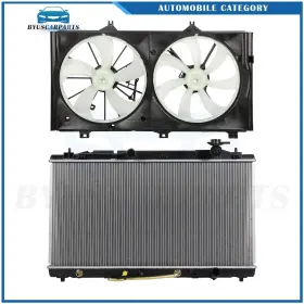 12935731 Byuscarparts For 2005 2006 2007 2008-2012 Toyota Avalon Electric Radiator Cooling Fan Kit