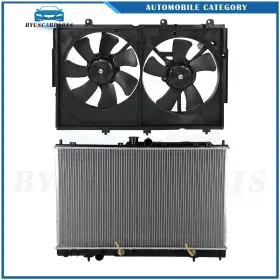 12935739 Byuscarparts For 2003 2004 2005-2006 Mitsubishi Outlander Electric Radiator Cooling Fan Kit