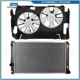 12935740 Byuscarparts For 2006 2007-2012 Toyota Rav4 2.4l 2.5l Electric Radiator Cooling Fan Kit