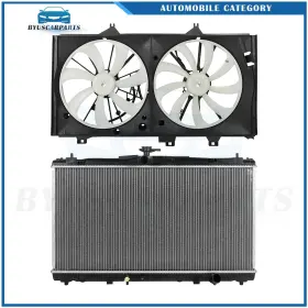 12935749 Byuscarparts For 2013 2014 2015 2016 2017 2018 Toyota Avalon Radiator Cooling Fan Kit