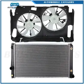 12935750 Byuscarparts For 2006-2009 2010 2011 2012 Toyota Rav4 Electric Radiator Cooling Fan Kit