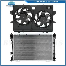 12935755 Byuscarparts For 2008-2012 Ford Escape 2009-2011 Mercury Mariner Radiator Cooling Fan Kit