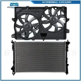 12935764 Byuscarparts For 2007-2014 Ford Edge 2007-2011 Lincoln Mkx Electric Radiator Cooling Fan Kit