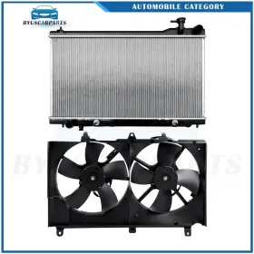 12935765 Byuscarparts For 2003 2004 2005-2007 Infiniti G35 Electric Radiator Cooling Fan Kit