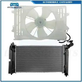 12935772 Byuscarparts For 2003 2004 2005-2008 Toyota Matrix Corolla Electric Radiator Cooling Fan Kit