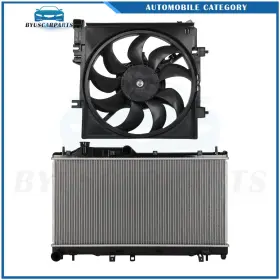 12935776 Byuscarparts For 2008 2009 2010 2011-2014 Subaru Impreza Electric Radiator Cooling Fan Kit