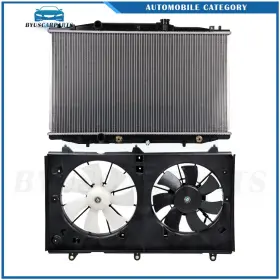 12935800 Byuscarparts For 2003 2004-2007 Honda Accord Electric Radiator Cooling Fan Kit