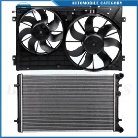 12970126 Byuscarparts For 2005-2006 Audi Tt Quattro 2003-2006 Volkswagen Golf Radiator Cooling Fan Kit 12970126 Byuscarparts For 2005-2006 Audi Tt Quattro 2003-2006 Volkswagen Golf Radiator Cooling Fan Kit