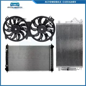 12970131 Byuscarparts For 2011 2012-2018 Nissan Altima Electric Radiator Condenser Cooling Fan Kit