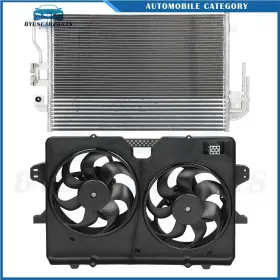 12970175 Byuscarparts For 2008-2012 Ford Escape 2008-2011 Mercury Mariner Ac Condenser Cooling Fan Kit