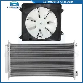 12970179 Byuscarparts For 2008 2009 2010 2011 2012 Honda Accord Electric Ac Condenser Cooling Fan Kit