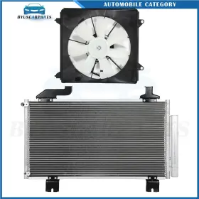 12970180 Byuscarparts For 2009 2010 2011 2012-2014 Acura Tsx Electric Ac Condenser Cooling Fan Kit