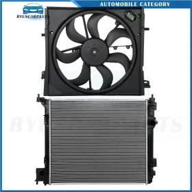 12970336 Byuscarparts For 2017 2018 2019 Nissan Rogue Sport Electric Engine Radiator Cooling Fan Kit