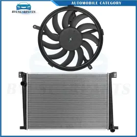12970340 Byuscarparts For 2007 2010 2011 12-15 Mini Cooper Electric Engine Radiator Cooling Fan Kit