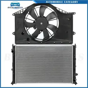 12970348 Byuscarparts For 2016 2017 2018 2019 Honda Civic Electric Engine Radiator Cooling Fan Kit