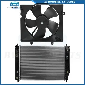 12970362 Byuscarparts For 2002 2003 2004 2005 Kia Sedona Electric Engine Radiator Cooling Fan Kit