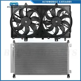 12970393 Byuscarparts For 2014 2015 2016 2017-2019 Nissan Rogue Electric Ac Condenser Cooling Fan Kit