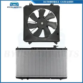 12970403 Byuscarparts For 2013-2017 Honda Accord 3.5l Electric Engine Radiator Cooling Fan Kit