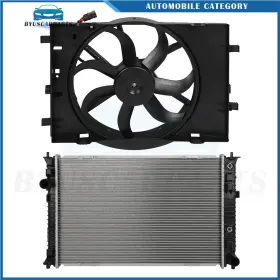 12970471 Byuscarparts For 2006-2009 Ford Fusion Mercury Milan Electric Radiator Cooling Fan Kit