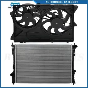 Byuscarparts 12970472 For 2010 2011 2012 Ford Flex Lincoln Mkt Electric Radiator Cooling Fan Kit