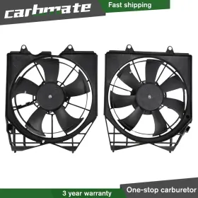 190156a0999 Carbmate Direct Replacement Cooling Fan Assembly For 2018-22 Honda Accord 1.5l 2.0l