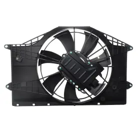 Carpartsengang2024 Ho3115173 Radiator Condenser Cooling Fan Assembly For 2016-2020 Honda Civic 1.5l #3