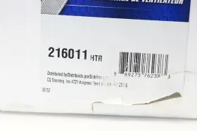 216011 Carquest Htr Fan Clutch