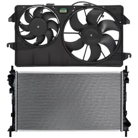Cheermotiveup 13751818 Electric Radiator Cooling Fan Kit For 2010-2013 Ford Transit Connect 2.0l