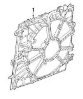23332215 Chevrolet 2016 Camaro Fan Assembly Only Oem