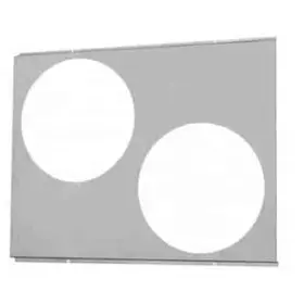 X17.375 Cj Classic Trucks Fs65gl Universal 2 Inch X12 Fan Aluminum Shroud For 24.25 Radiator