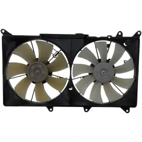 Fa70446 Continental Aftermarket Dual Radiator And Condenser Fan Assembly Fits 01-05 Lexus Is300