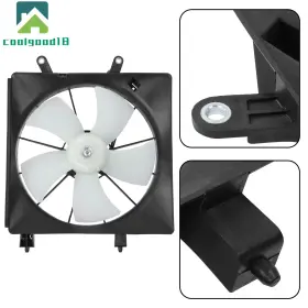Cg1315710ld Coolgood18 For Honda Civic 2001 2002 2003-2005 Radiator Cooling Fan With Motor Assembly