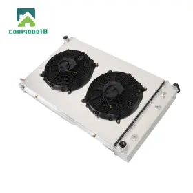 Cg807138ld Coolgood18 Cc716 4 Row Radiator Shroud Fan For 1973-87 Chevy C/k C10 C20 C30 K10 Gmc C2500