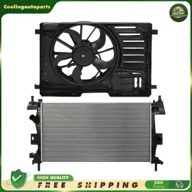 Cool837461part Coolingautoparts Radiator Aluminum And Cooling Fan Assembly For 2013-2017 Ford Focus