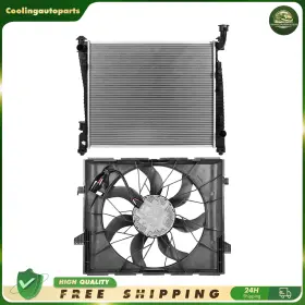 Cool848264part Coolingautoparts Radiator Aluminum And Cooling Fan Assembly For 2014-2020 Dodge Durango