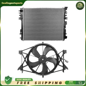 Cool848271part Coolingautoparts Radiator Aluminum And Cooling Fan Assembly For 2009-2010 Dodge Ram 1500
