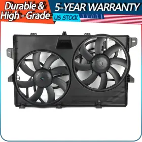 621-392 Cotit Parts 2811654 Radiator Cooling Fan Assembly For 2007-2015 Lincoln Mkx 07-14 Ford Edge