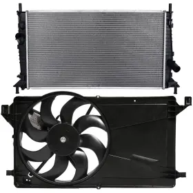 12335603 Csdex Electric Radiator Cooling Fan Kit For 2004-2009 Mazda 3 2.0l 2000cc L4
