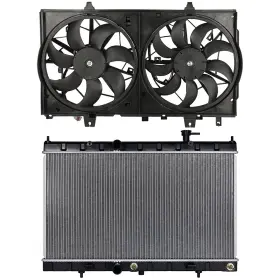 12335613 Csdex Electric Radiator Cooling Fan Kit For 2014-2019 Nissan Rogue 2.5l 2488cc L4