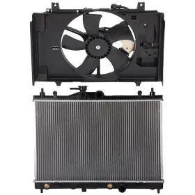 12349297 Csdex Electric Radiator Cooling Fan Kit For 2007-2012 Nissan Versa 1.8l 1798cc L4